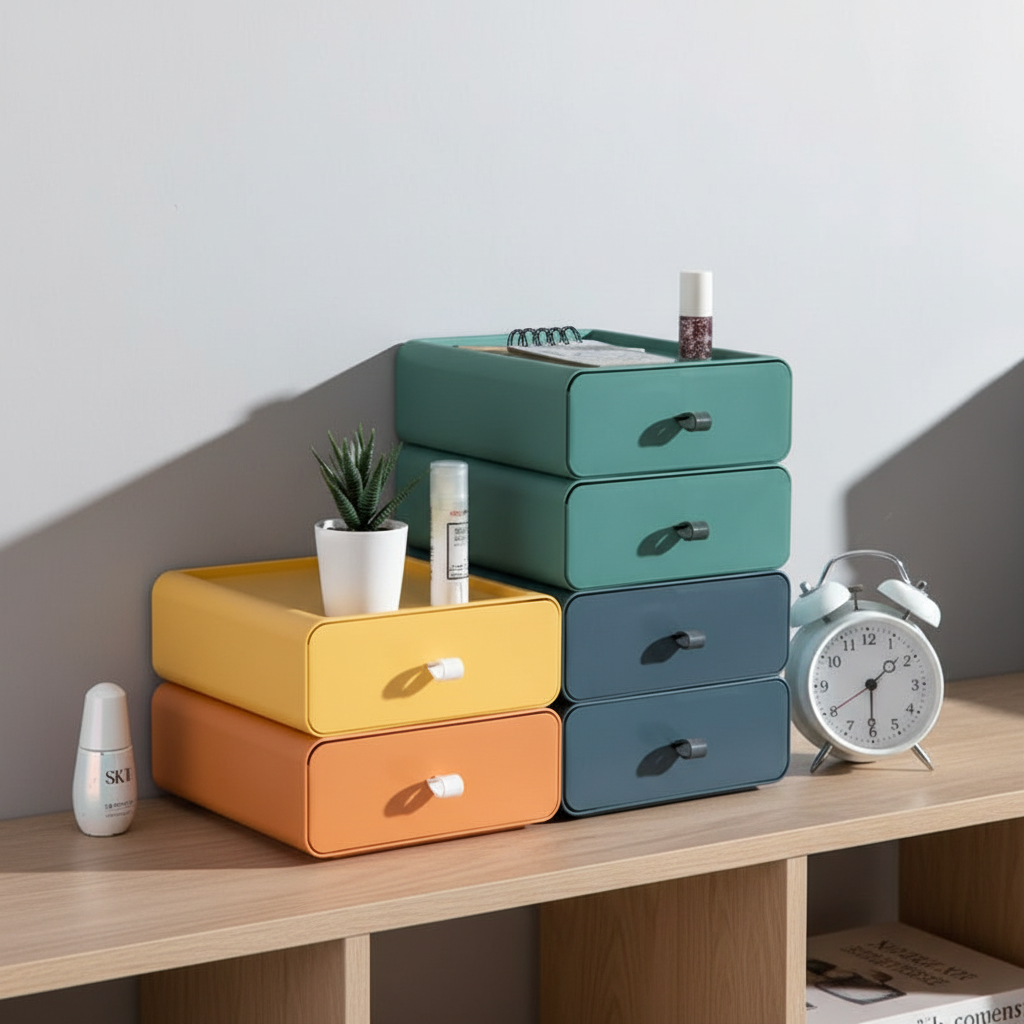 Stackable Modern Drawer Organizer Box