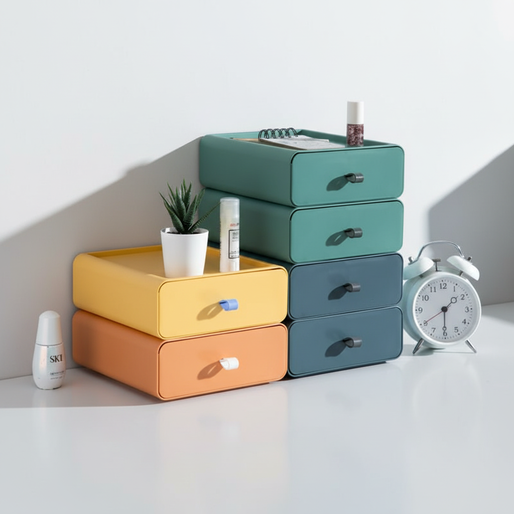 Stackable Modern Drawer Organizer Box
