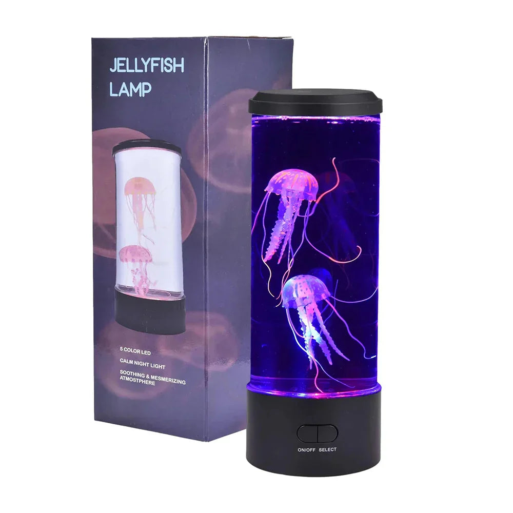 Color Changing Jellyfish Lamp with USB and Battery Power