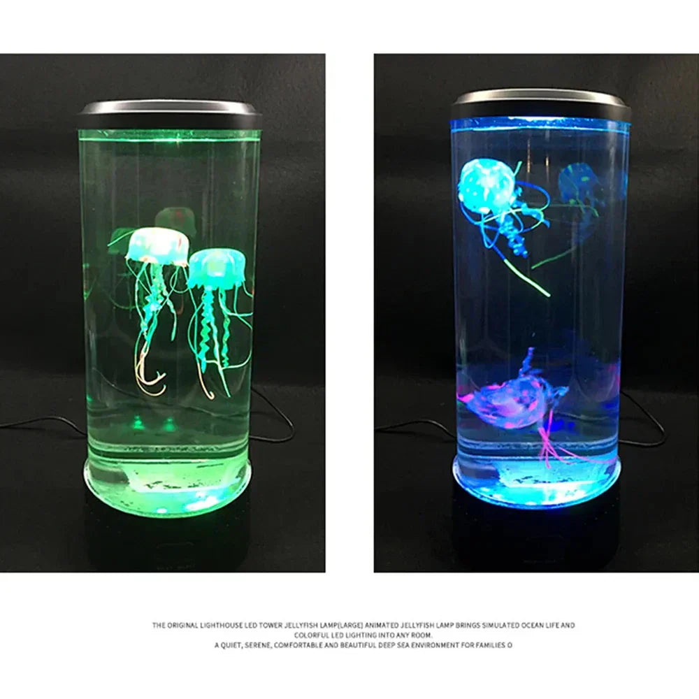 Color Changing Jellyfish Lamp with USB and Battery Power