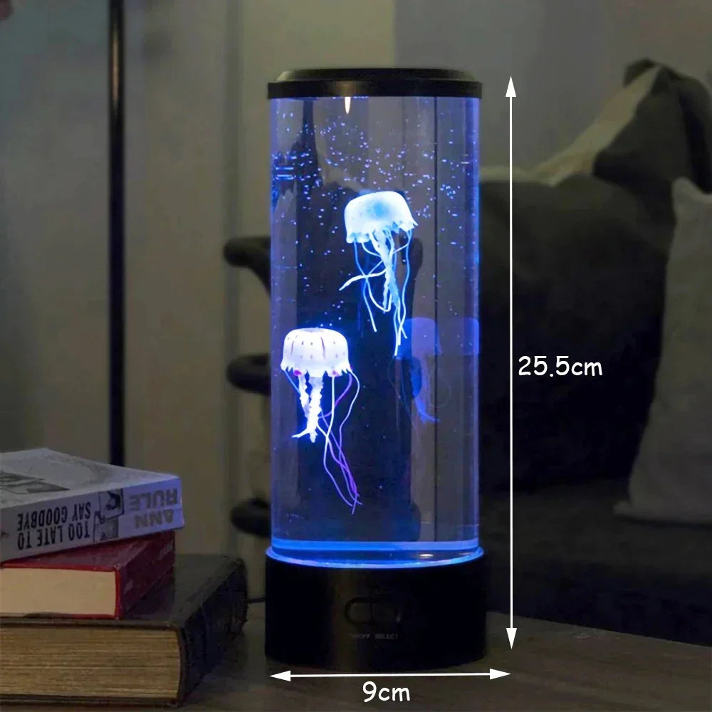 Color Changing Jellyfish Lamp with USB and Battery Power
