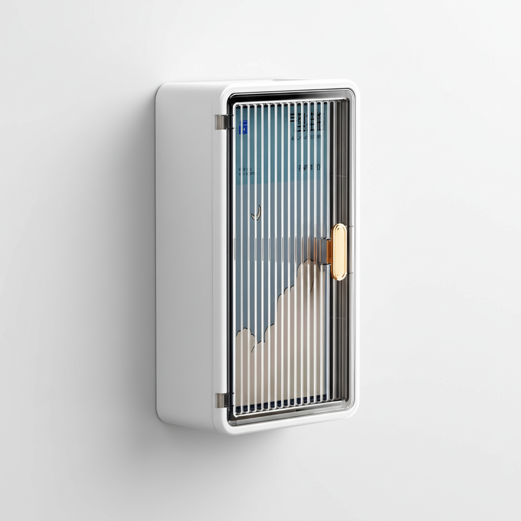 Waterproof Wall-Mounted Bathroom Organizer Box