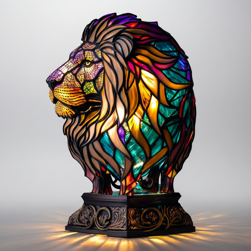 Artistic Table Lamp with Flexible Lighting Settings