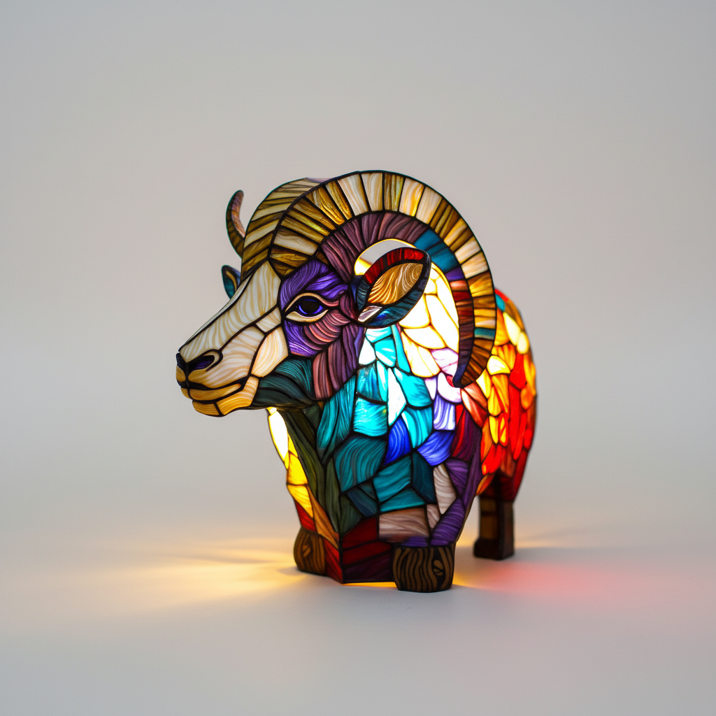 Artistic Table Lamp with Flexible Lighting Settings