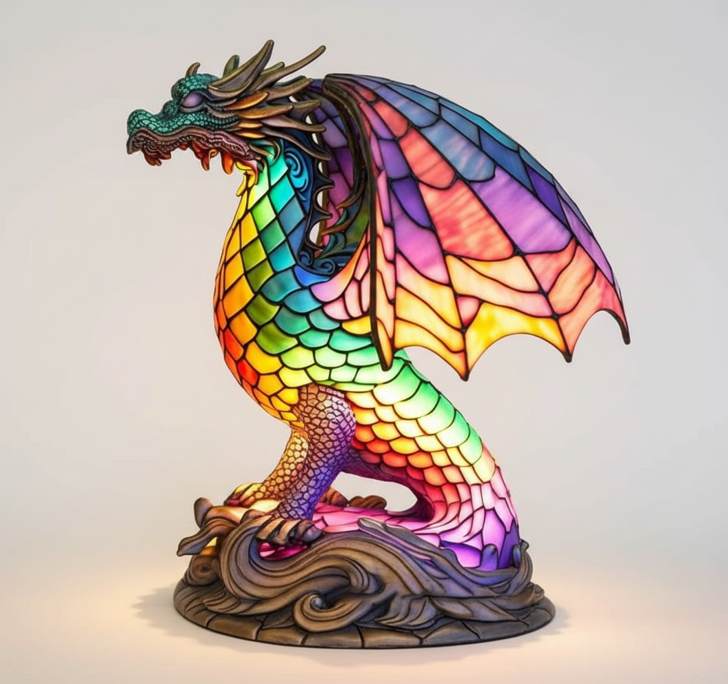 Artistic Table Lamp with Flexible Lighting Settings