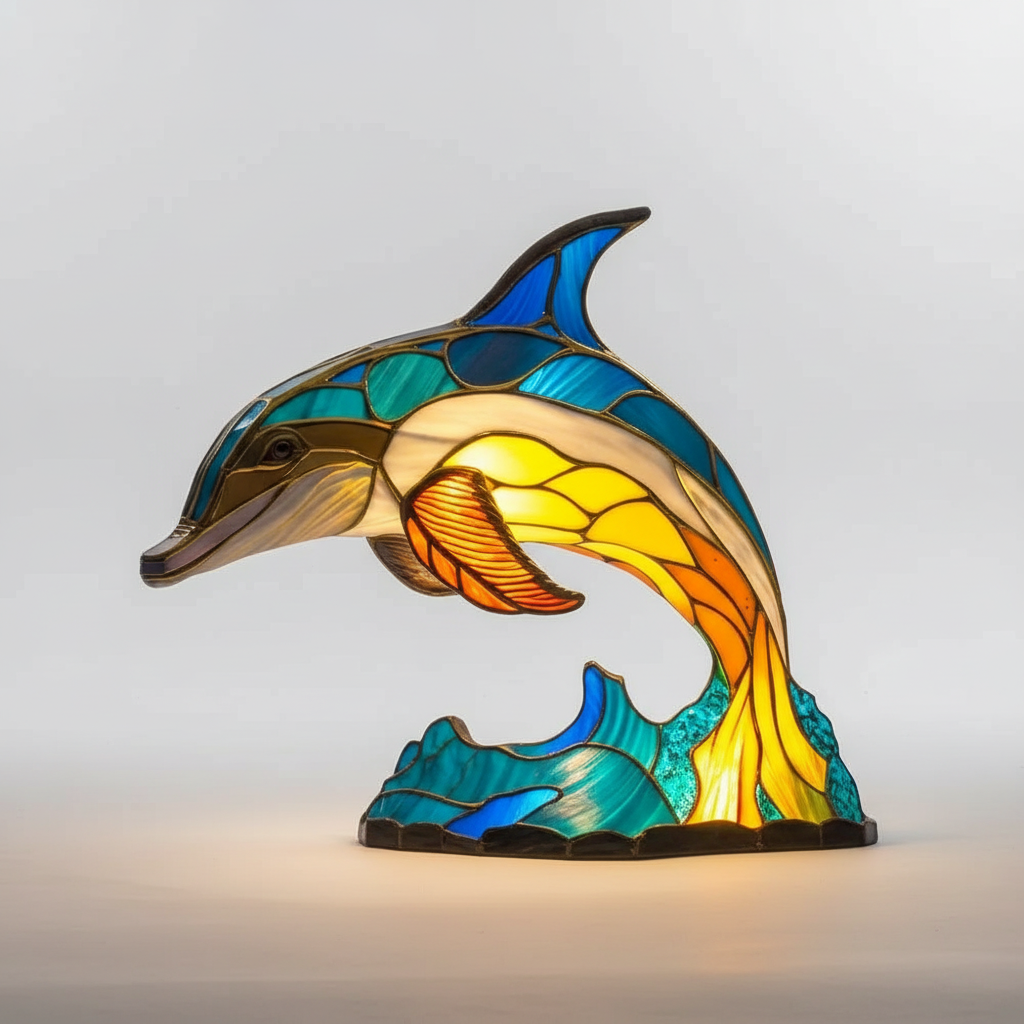 Artistic Table Lamp with Flexible Lighting Settings