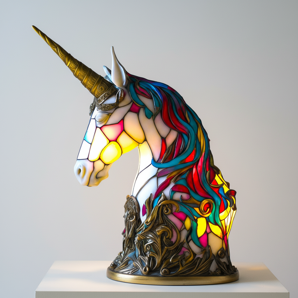 Artistic Table Lamp with Flexible Lighting Settings