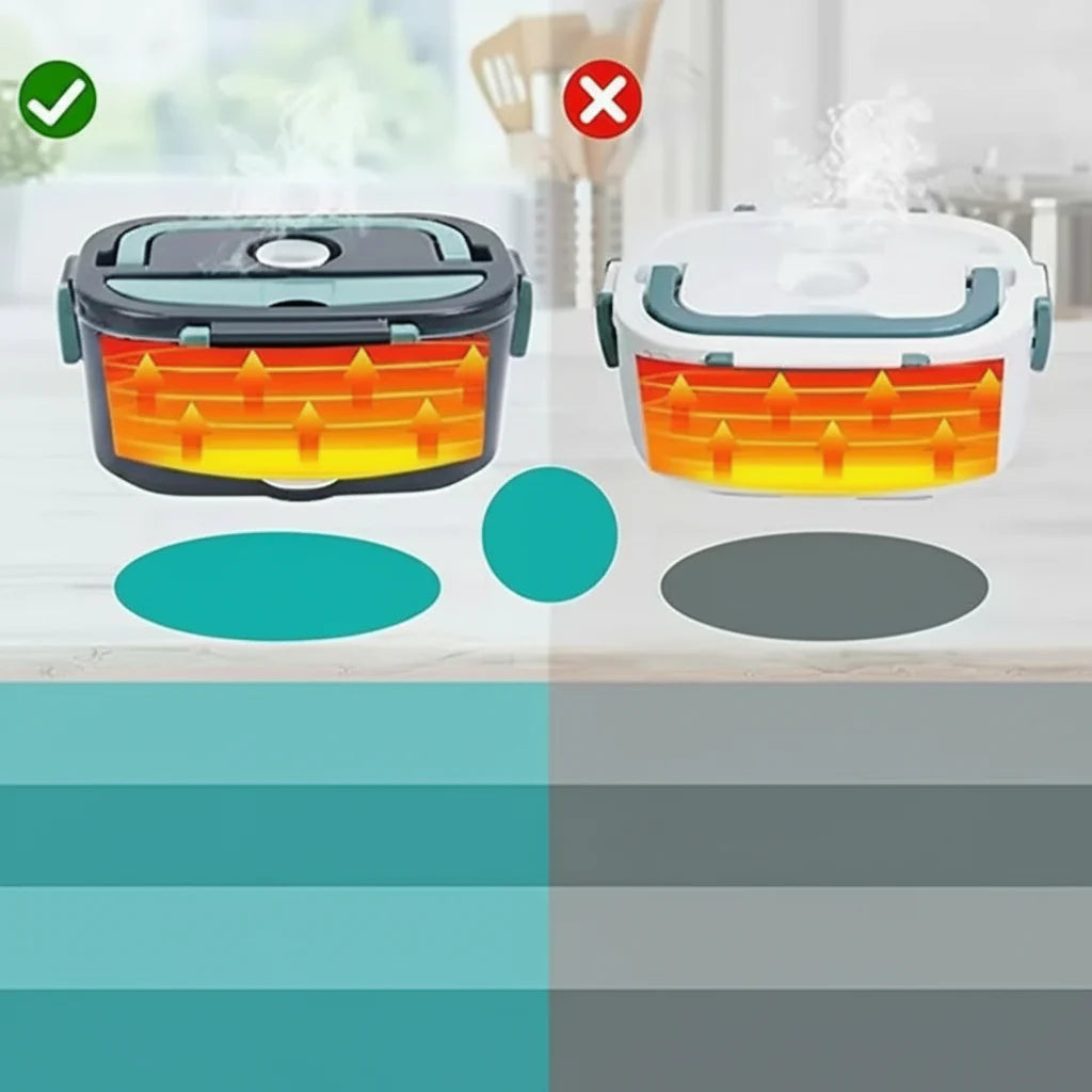 1.5L Portable Electric Lunch Box Food Warmer for Car and Home