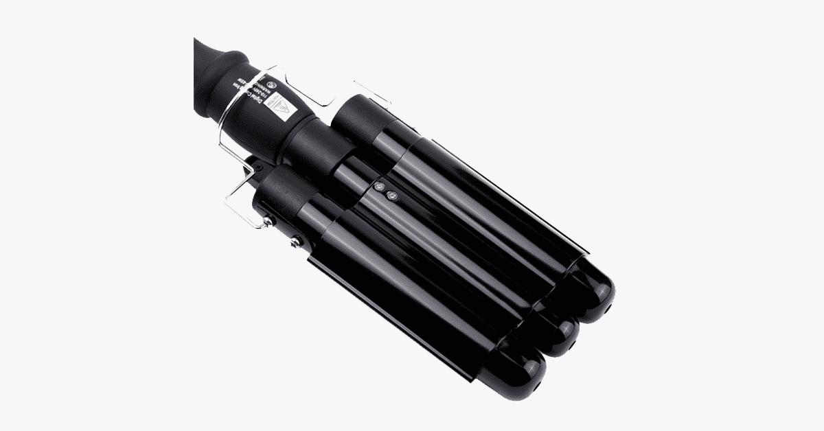 Triple Barrel LCD Curling Iron for Perfect Curls