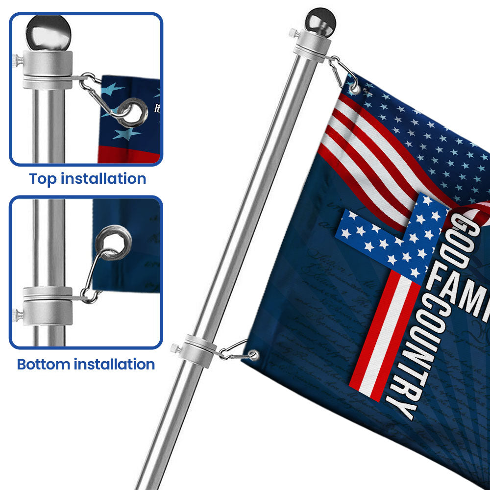 American Grommet Flag 250th Anniversary Canvas 3x5 ft