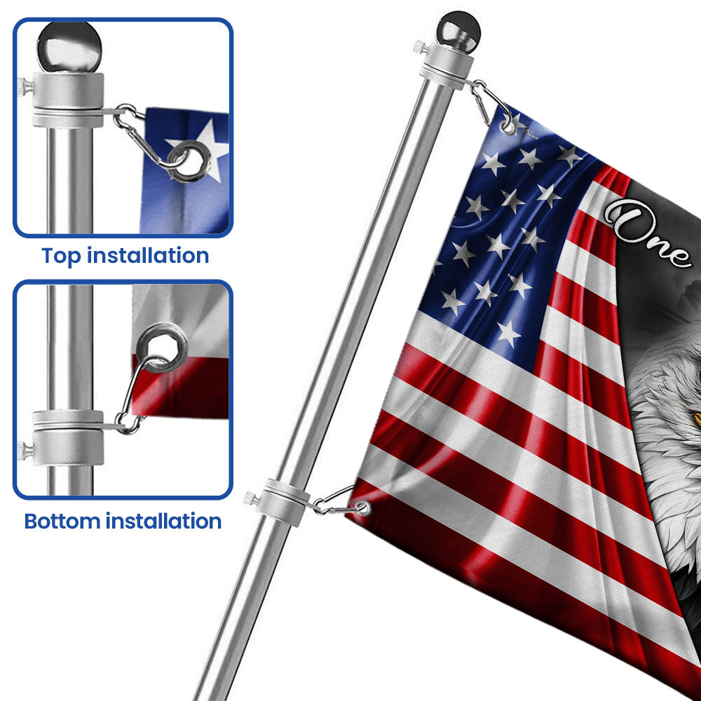 One Nation Under God Grommet Flag - 250 Years of American Blessings