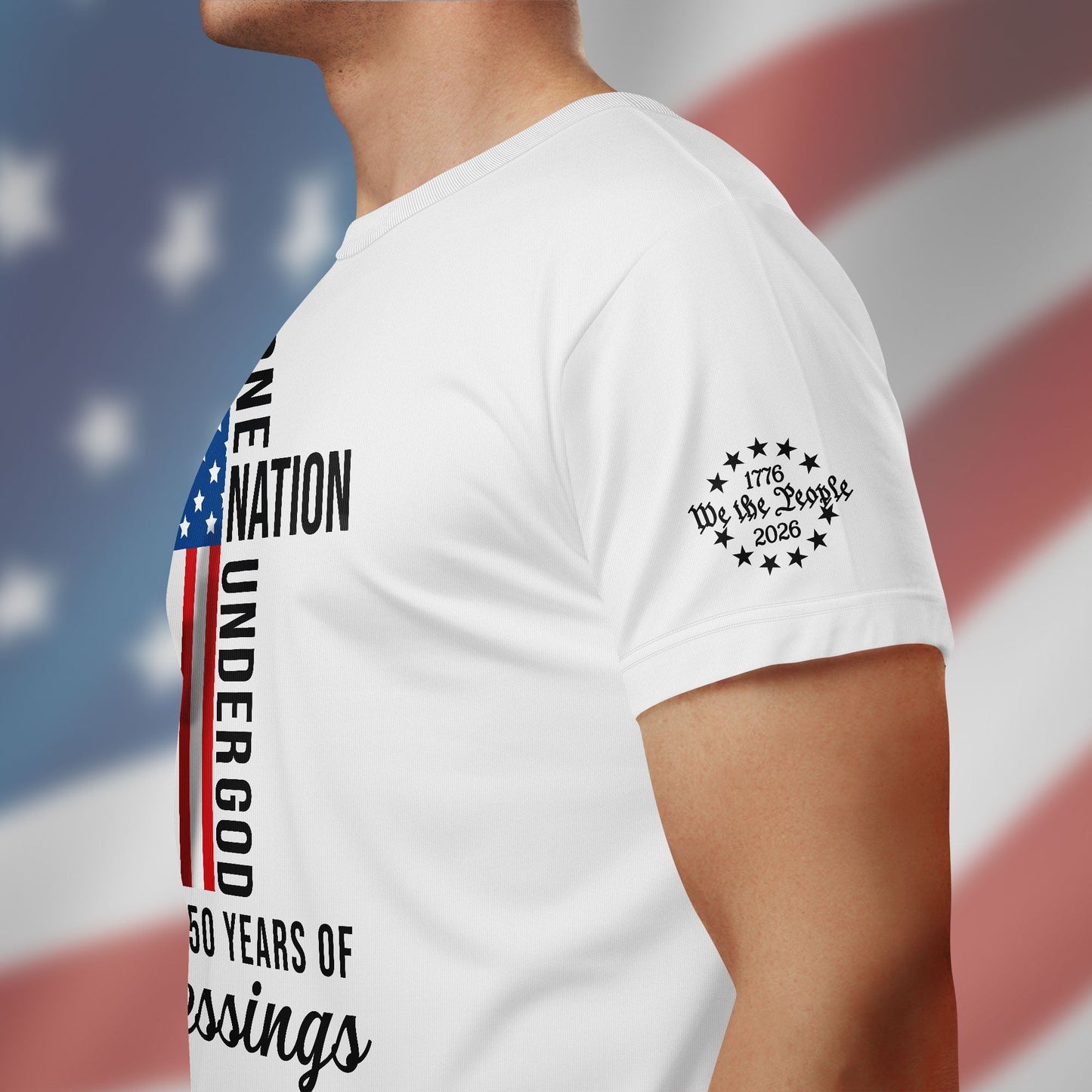 We The People Christian T-Shirt 250 Years One Nation Under God