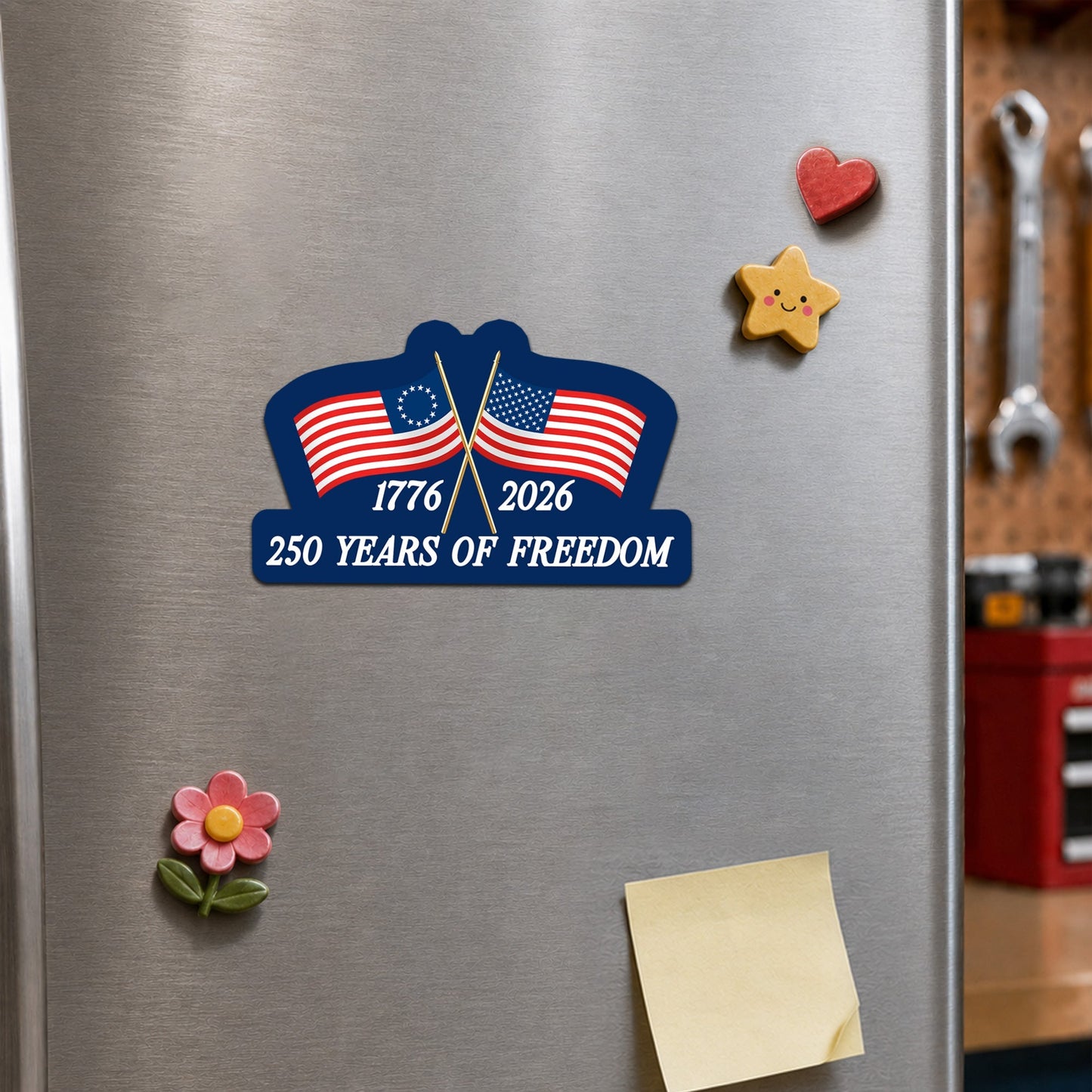 250 Years of Freedom Custom Car Magnet 1776-2026