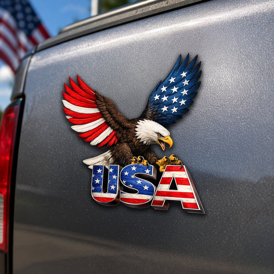 Bald Eagle American Patriotic Car Magnet for 250th Anniversary