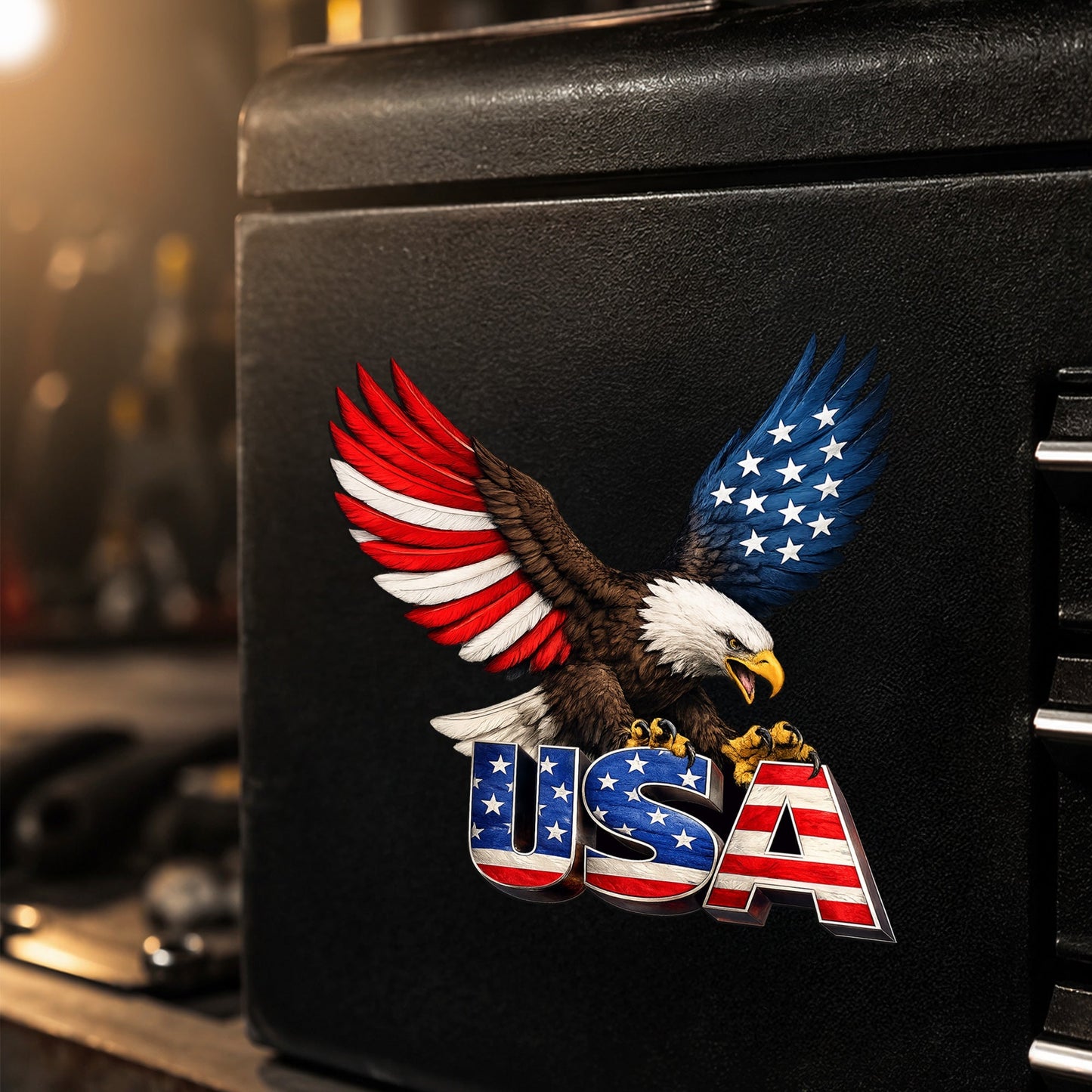 Bald Eagle American Patriotic Car Magnet for 250th Anniversary
