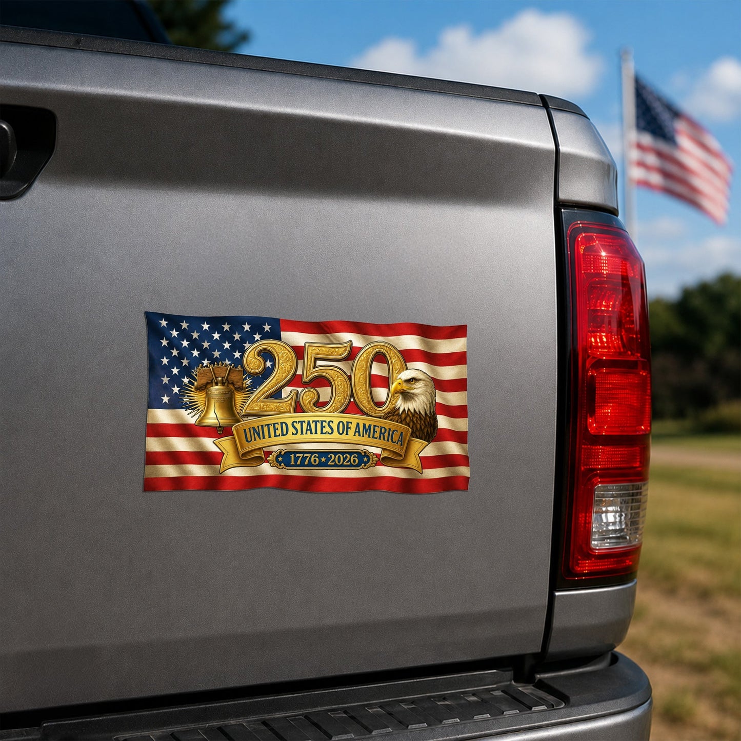 Custom Magnetic Refrigerator Stickers - 250 Years of America 1776-2026