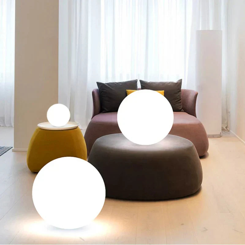 Rechargeable Waterproof LED Ball Lamp with Remote Control
