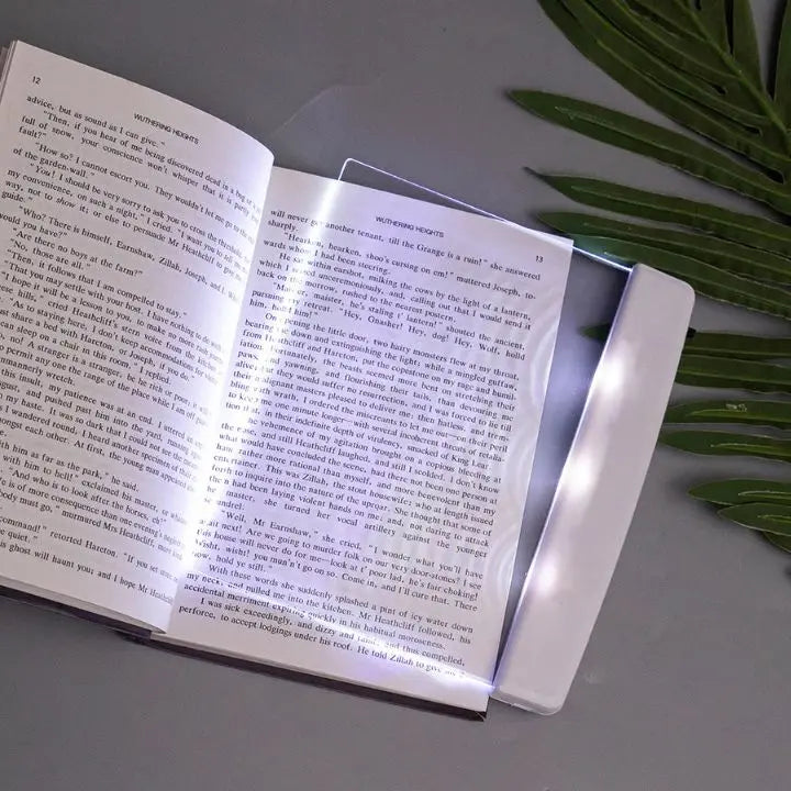 LED Flat Panel Reading Lamp with 2 Brightness Levels and Eye Protection
