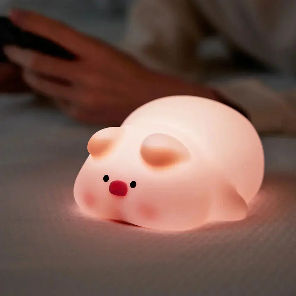 Animal-Shaped LED Night Lights with USB Rechargeable and Timer