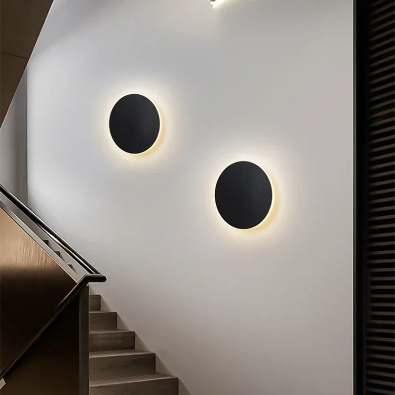 Round LED Wall Light - Modern Sleeksphere Design, Energy-Efficient