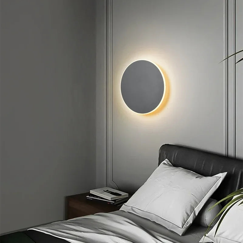 Round LED Wall Light - Modern Elegant Design