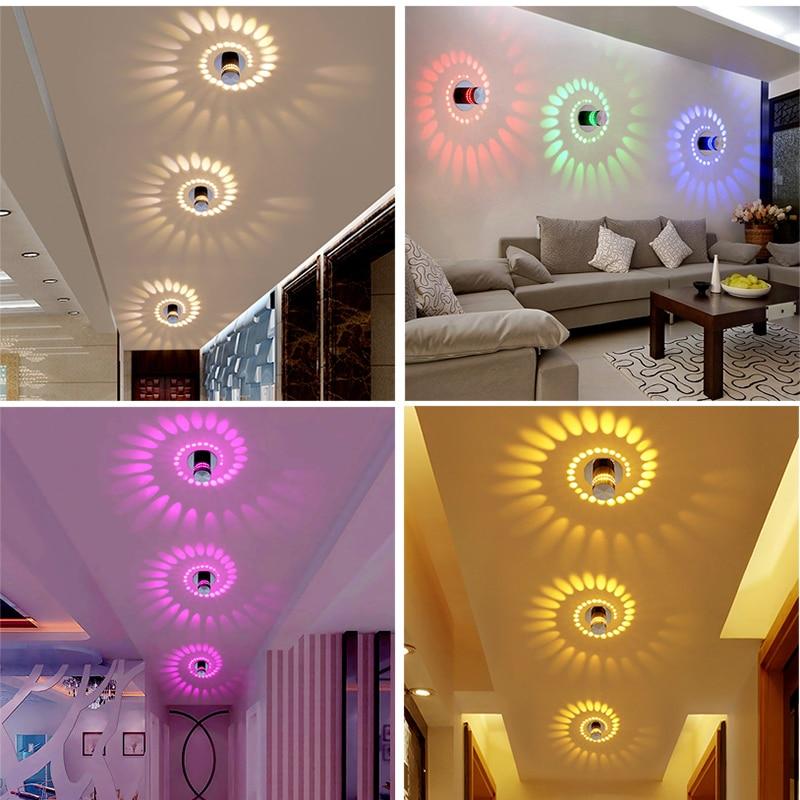 Spiral Aesthetic Ceiling Lamp with Remote Control