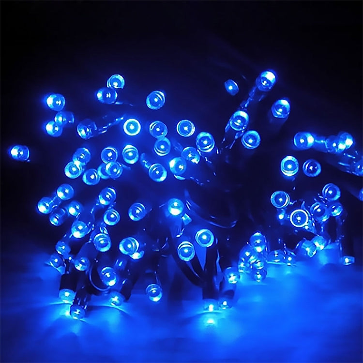 200 LED Solar String Lights - Waterproof Outdoor Christmas Decor, 72.5 ft, Blue