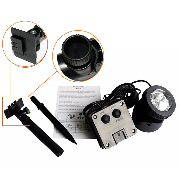 LED Solar Waterproof Underwater Spotlight Floodlight