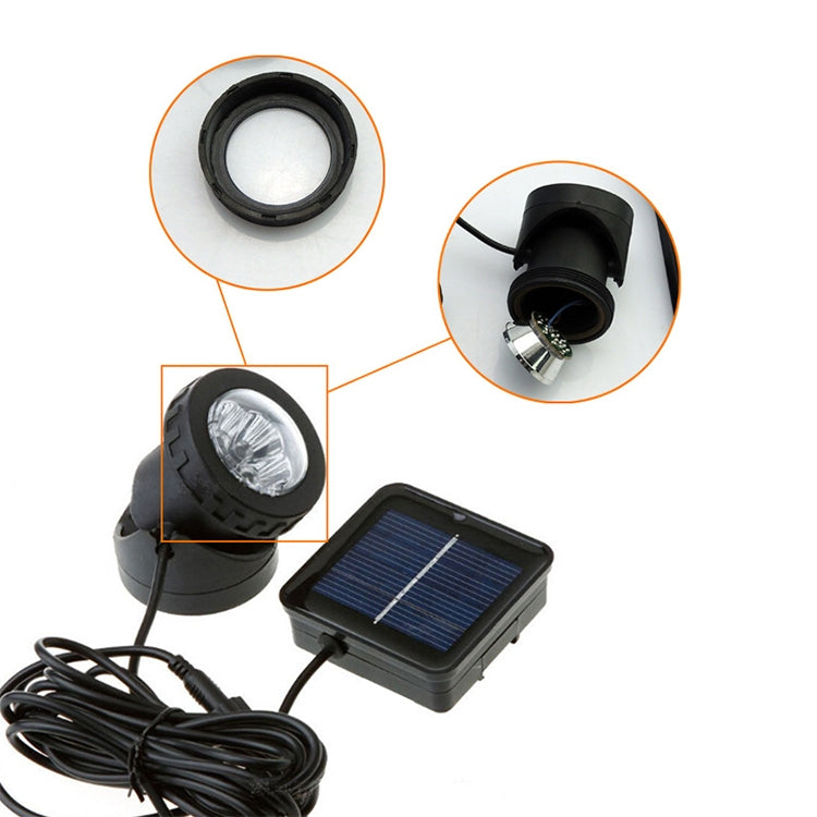 LED Solar Waterproof Underwater Spotlight Floodlight
