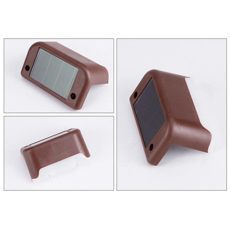 Solar Powered LED Outdoor Step Lights - IP65 Waterproof Garden Lamps, Warm White Light