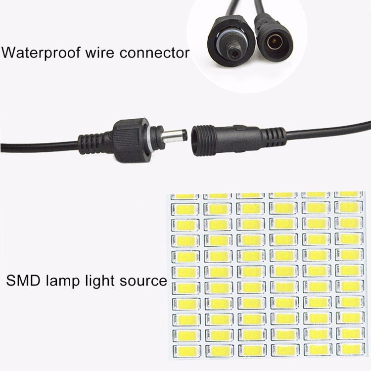 10W Waterproof Solar Floodlight with Remote Control and 100 LEDs