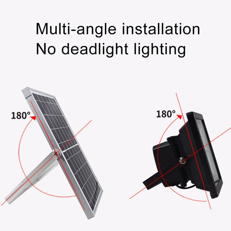 10W Waterproof Solar Floodlight with Remote Control and 100 LEDs