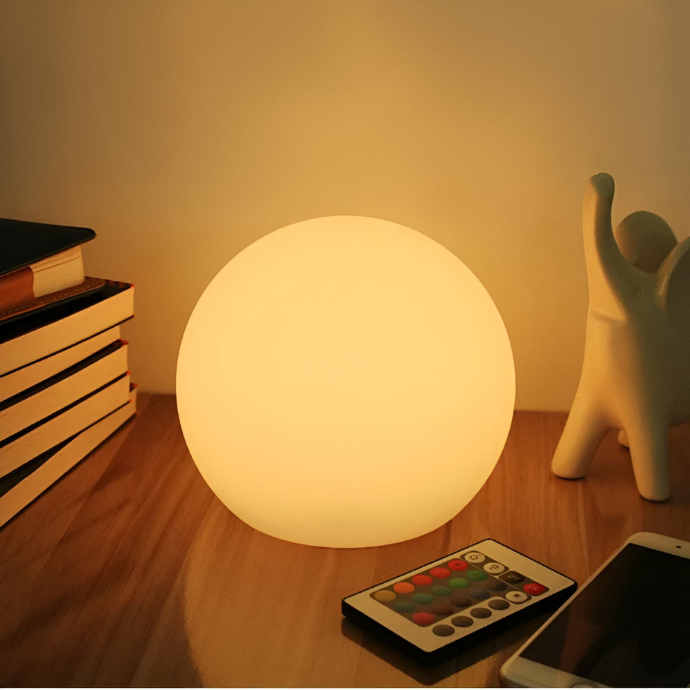 Rechargeable LED Table Lamp with Color Change and Remote Control