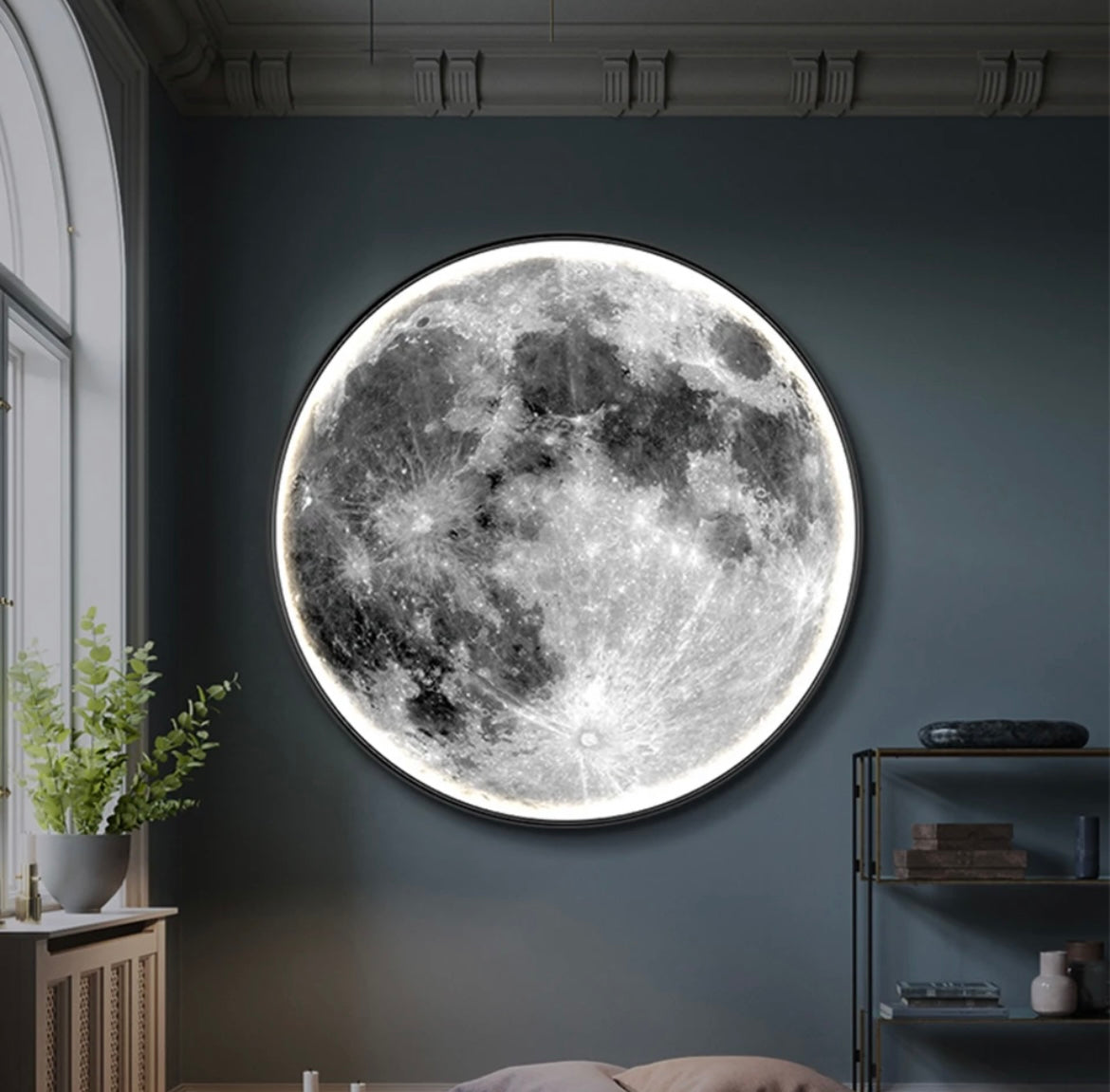 3D LED Moon Night Light with Soft Ambient Glow