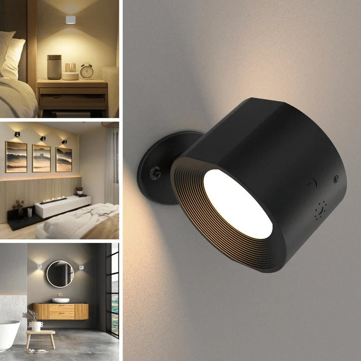 Rechargeable LED Wall Light with Magnetic Base and Adjustable Color Temperature
