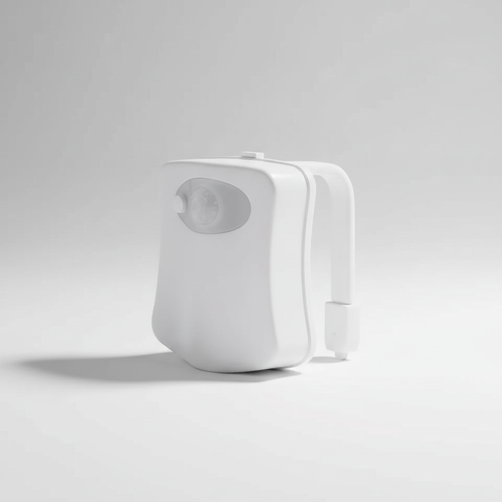 LED Toilet Night Light with Color Modes and Easy Adhesive Installation