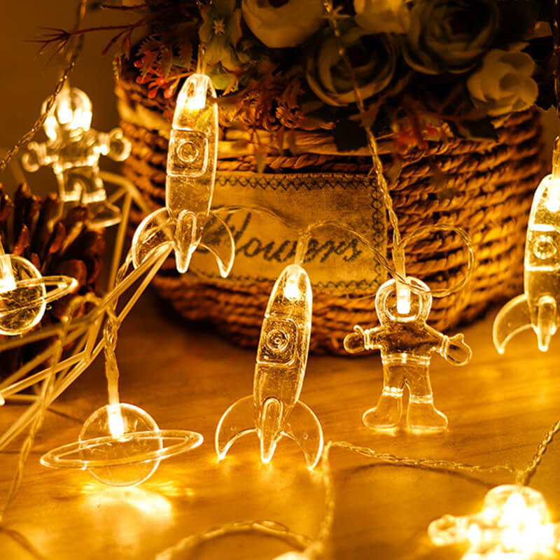 LED Astronaut String Lights with USB Power