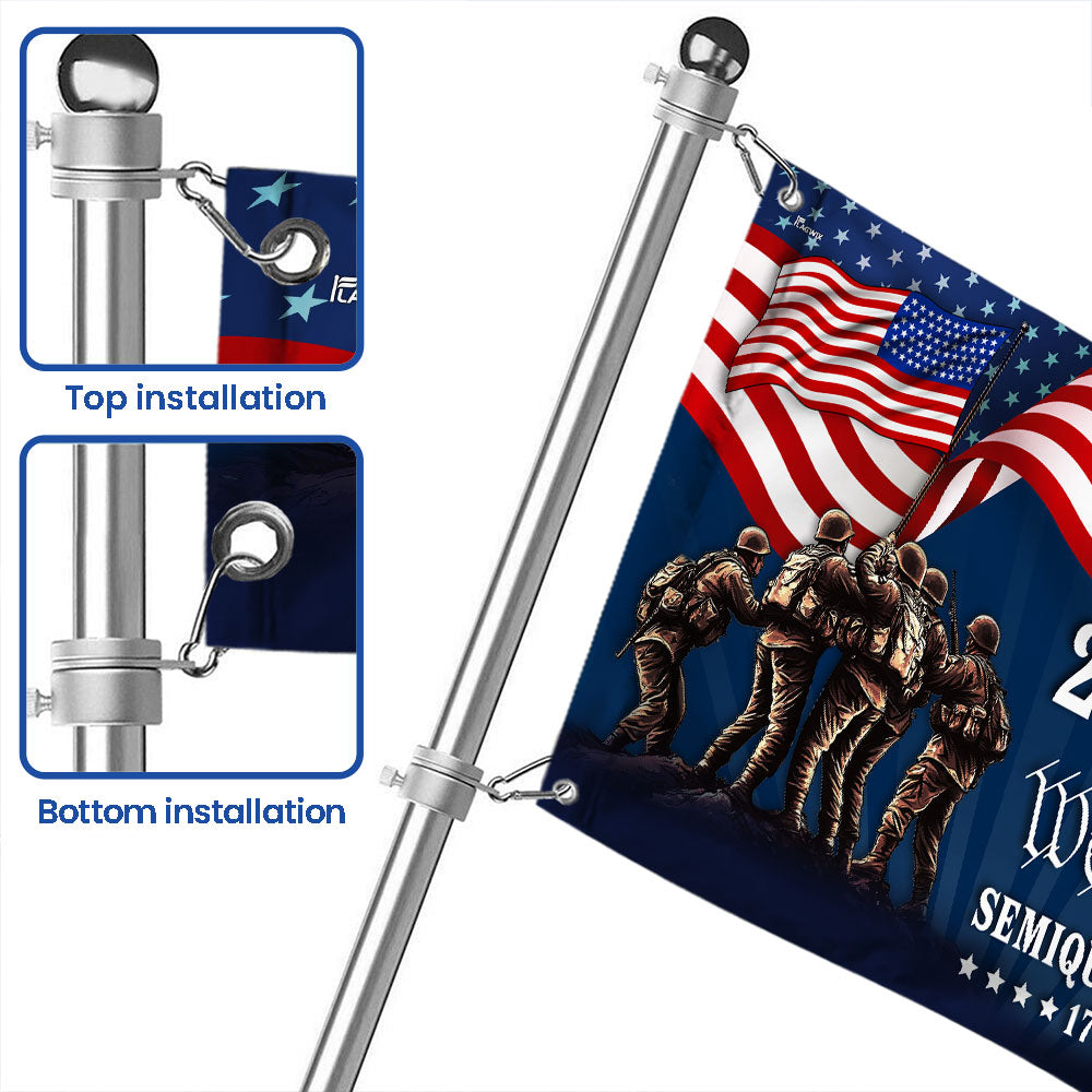 Grommet Military 250th Anniversary American Flag