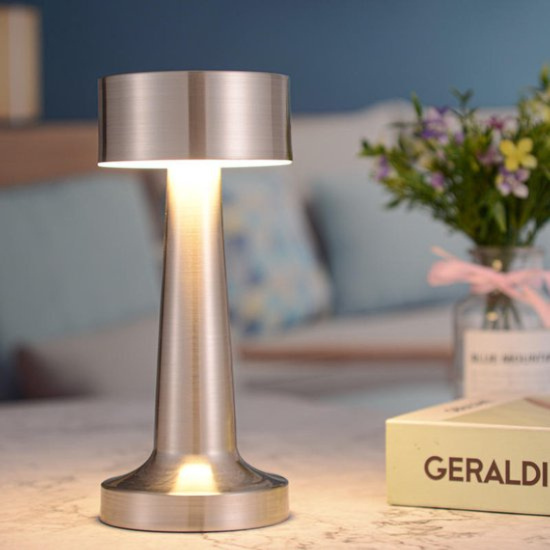 Rechargeable Retro LED Table Lamp with USB Charger