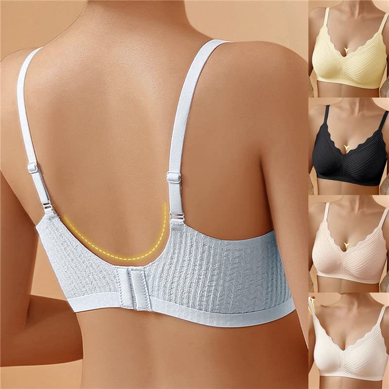 Wireless Non-Wired Bra with Adjustable Band