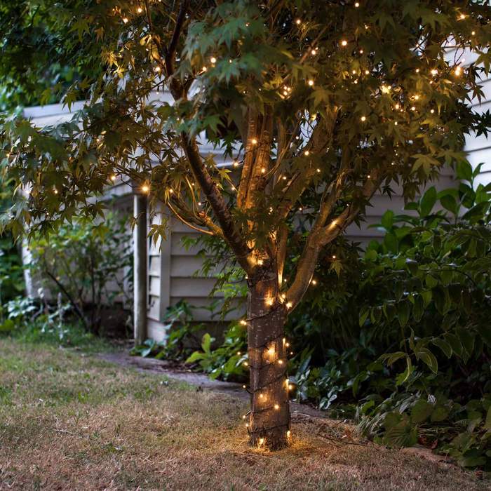 200 LED Solar String Lights with USB Rechargeable Battery