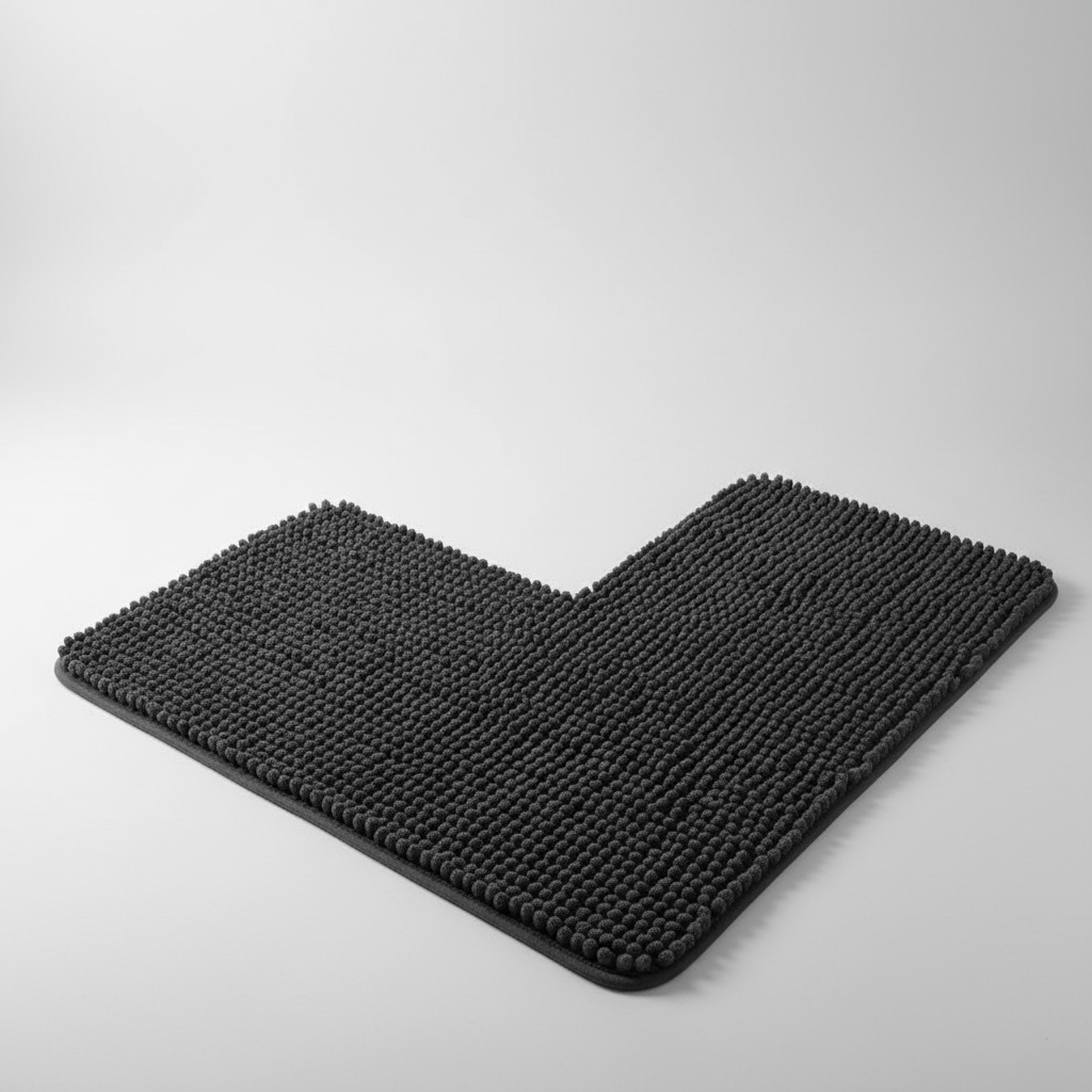 L-Shaped Non-Slip Corner Bath Mat