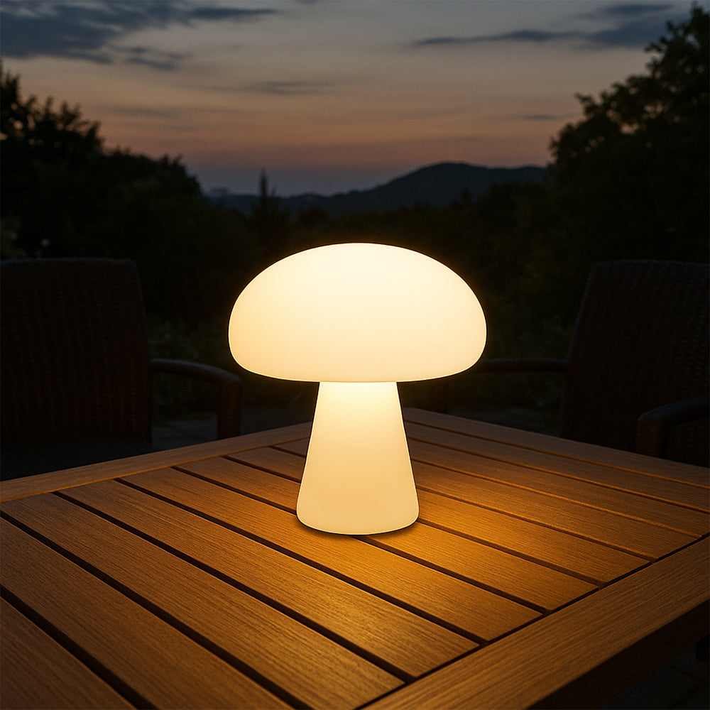 LED Mushroom Table Lamp for Indoor and Outdoor Use - Modern Design