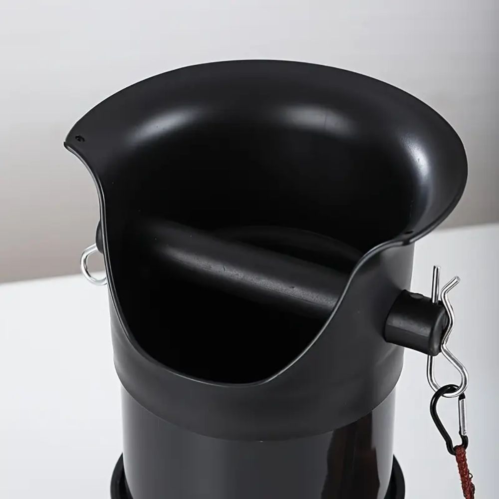 Large Coffee Grind Waste Knock Box with Quiet Knock Bar
