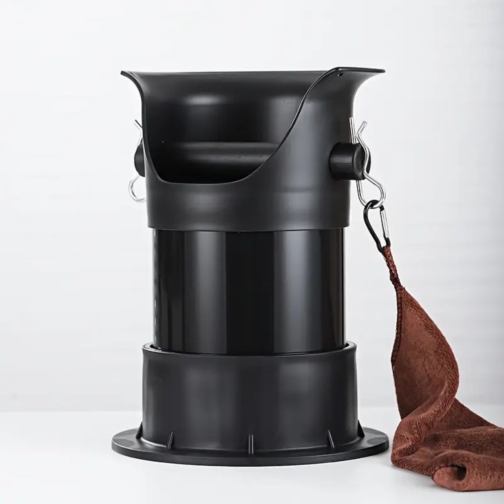 Large Coffee Grind Waste Knock Box with Quiet Knock Bar