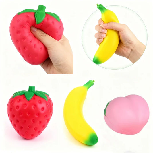 Large Fruit-Shaped Slow-Rising Stress Relief Squishy Toy