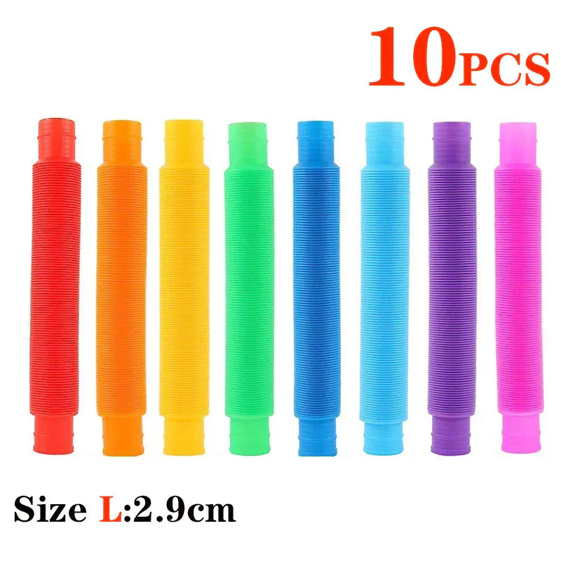Large Telescopic Sensory Fidget Tube for Stress Relief and Creative Play