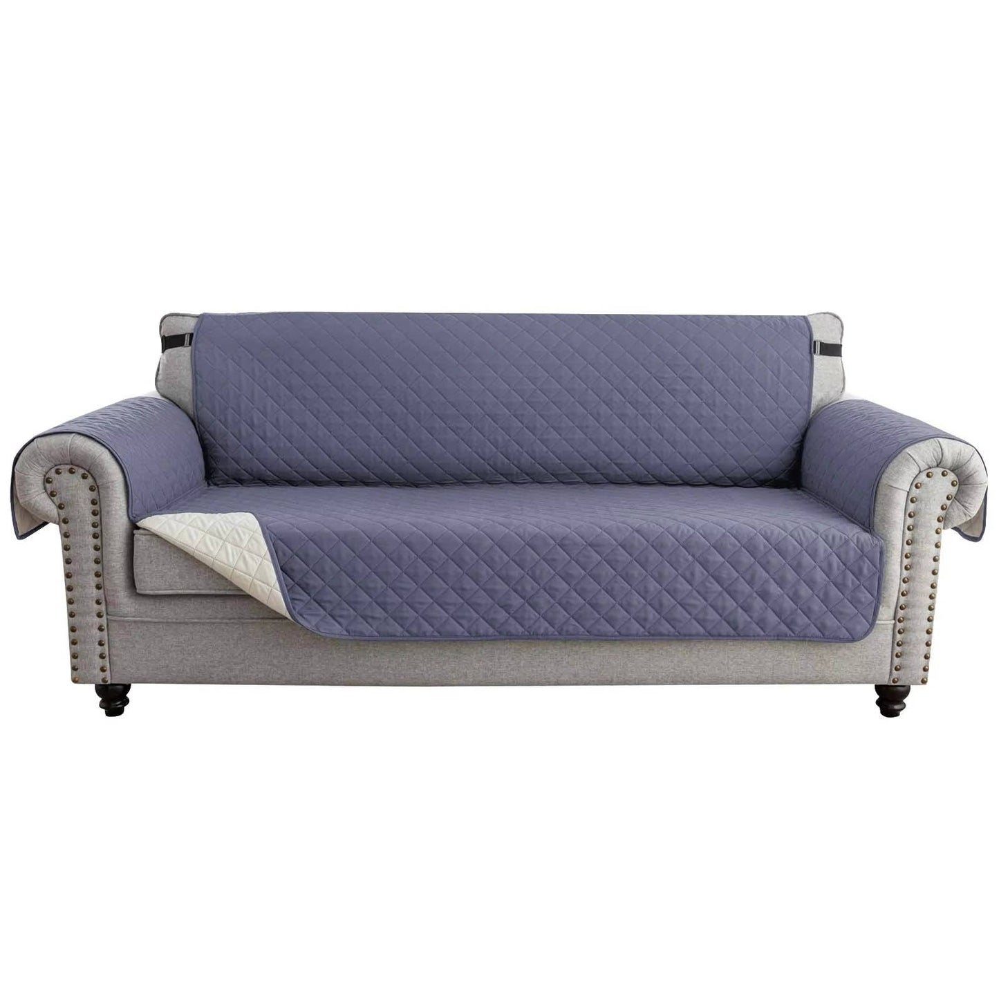 Reversible Water Resistant Sofa Cover for 3 Cushion Couch