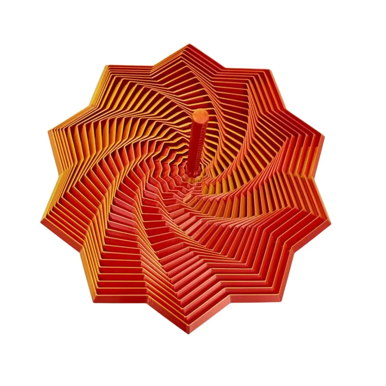 Layered Spiral Geometric Fidget Spinner