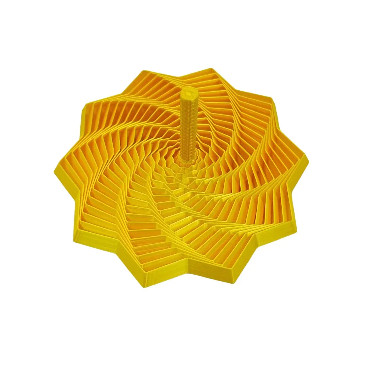 Layered Spiral Geometric Fidget Spinner